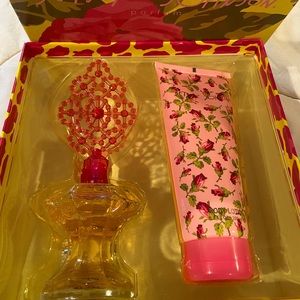 Betsy Johnson perfume and matching body lotion.